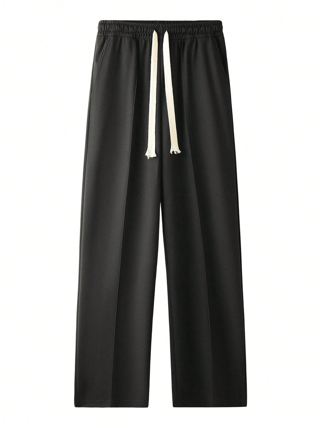 Sportske hlače za slobodno vrijeme za muškarce s vezicom | širok kroj i ravne nogavice