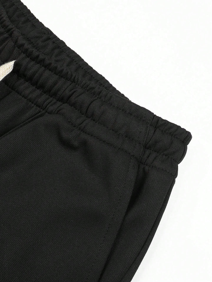 Sportske hlače za slobodno vrijeme za muškarce s vezicom | širok kroj i ravne nogavice