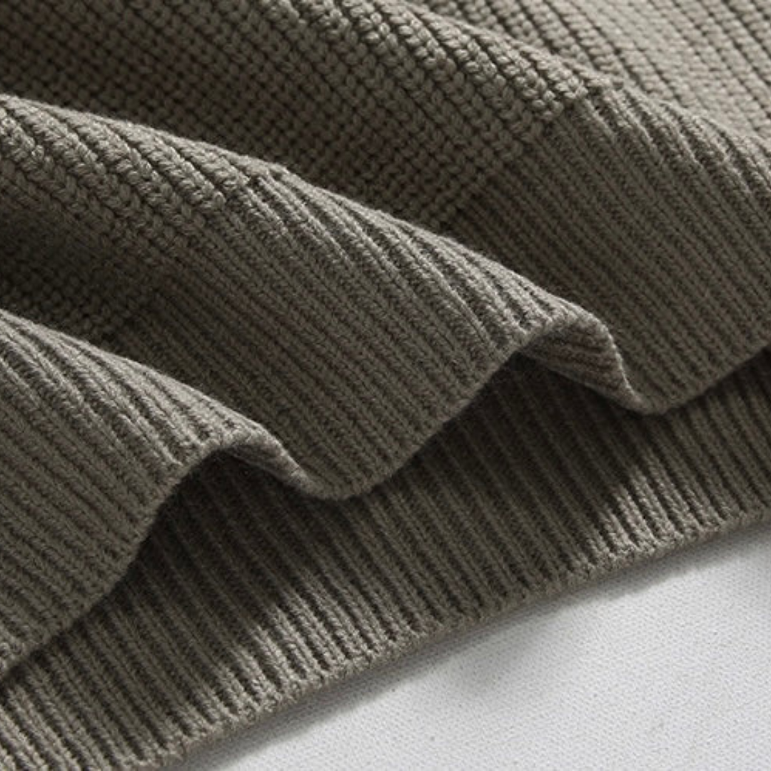 EMIL | Stilski Pulover s Polu Zipom