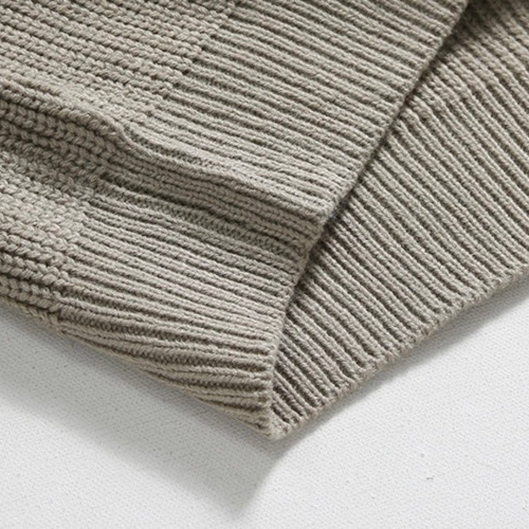 EMIL | Stilski Pulover s Polu Zipom