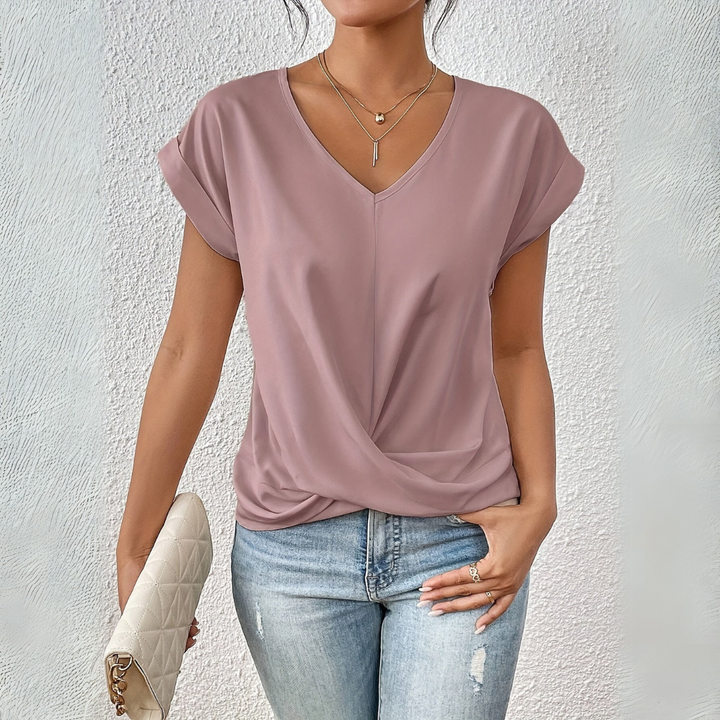 Dana | Udobna majica s blagim izrezom