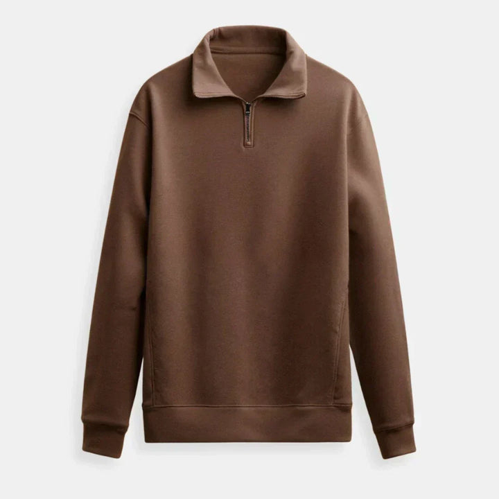 JULES | Moderna muška polu zip dukserica