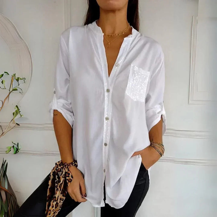 Alena | Elegantna bluzica bez nabora