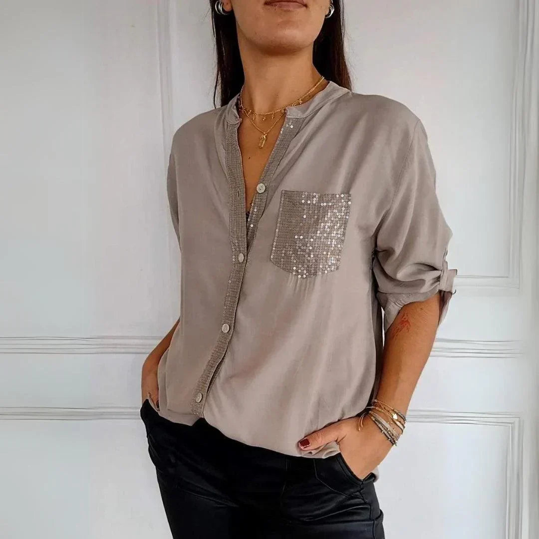 Alena | Elegantna bluzica bez nabora