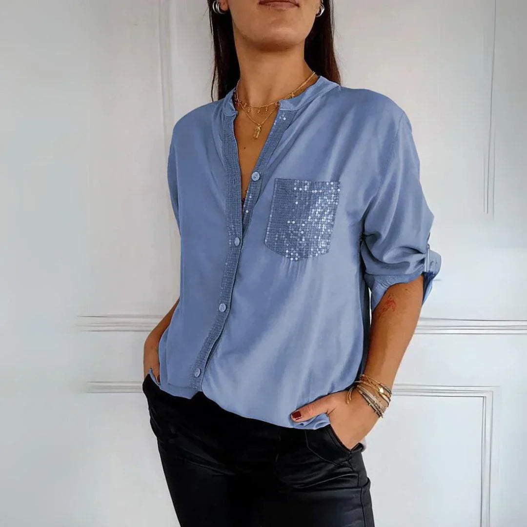 Alena | Elegantna bluzica bez nabora